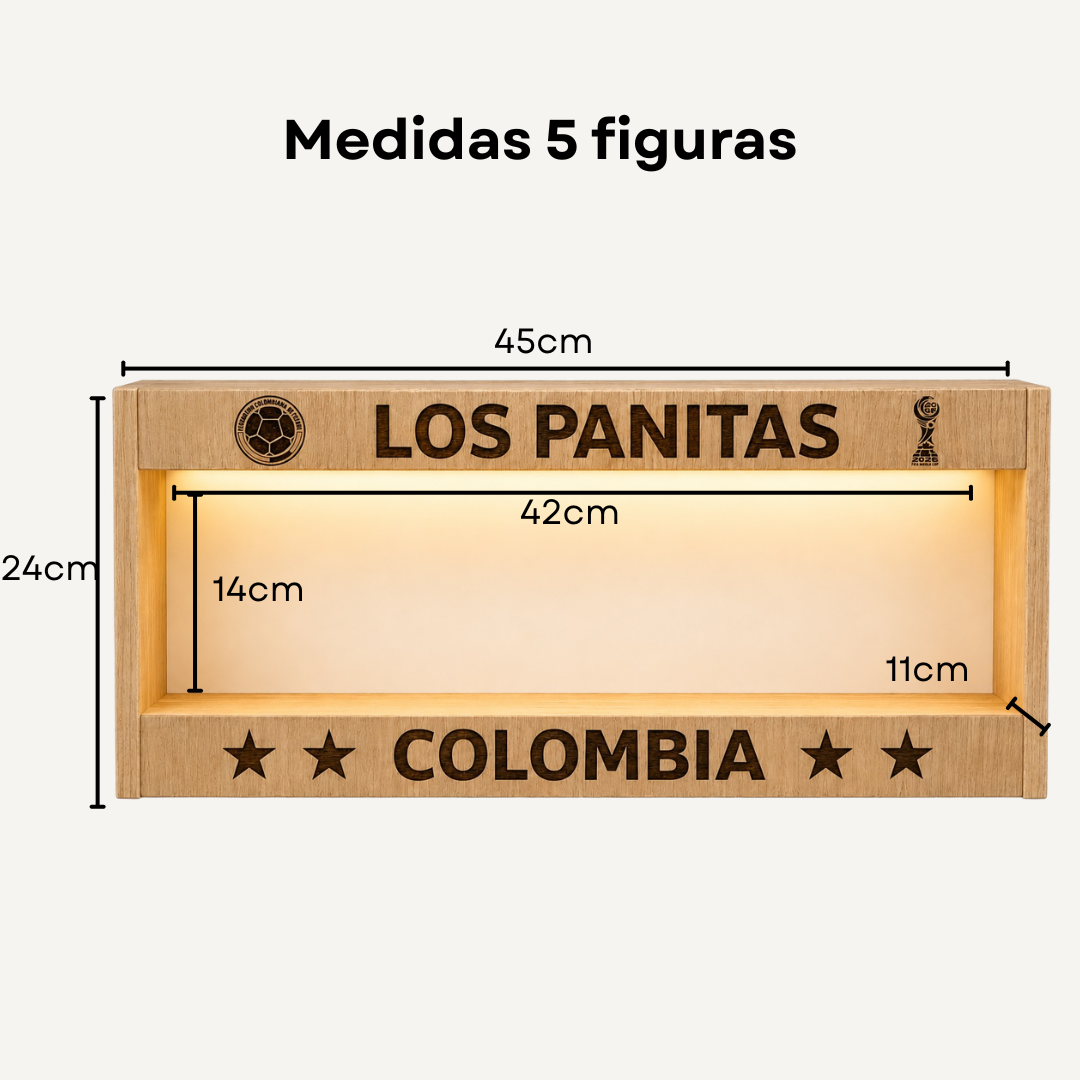 Mueble Porta Figuras LED