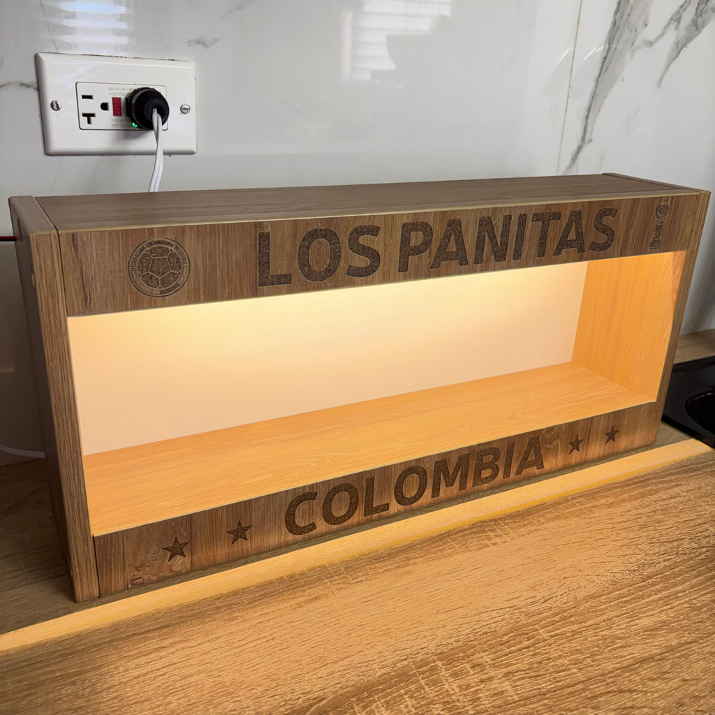Mueble Porta Figuras Luz LED