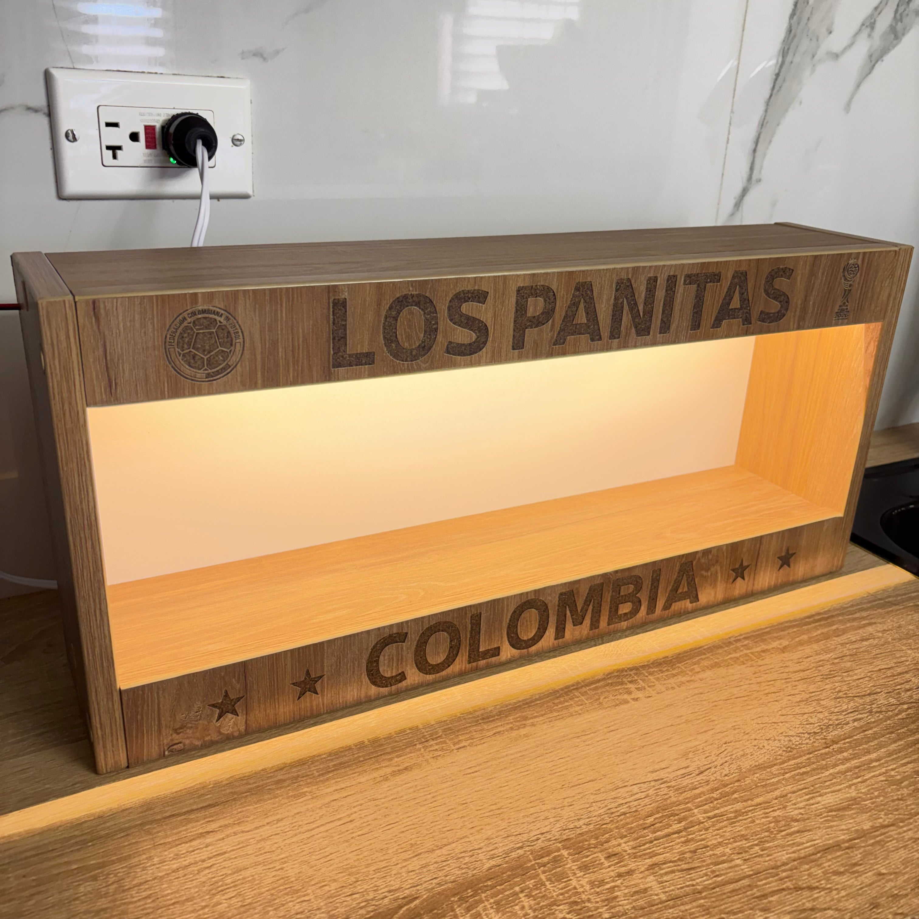 Mueble Porta Figuras Luz LED